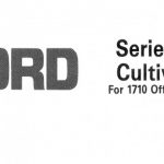Ford 417 Series Cultivator for 1710 Offset Tractor Operator’s Manual Instant Download (Publication No.42041720)