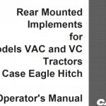 Case IH Rear Mounted Implements for VAC and VC Tractors with Case Eagle Hitch Operator’s Manual Instant Download (Publication No.RI-166)