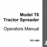 Case IH Model T6 Tractor Spreader Operator’s Manual Instant Download (Publication No.DD-1469)